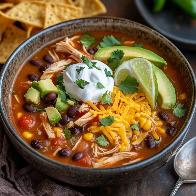 Mexicaanse Taco Soep met Kip